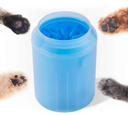 Portable Dog Paw Cleaner Cup – Soft Silicone Foot Washer & Quick Clean Brush